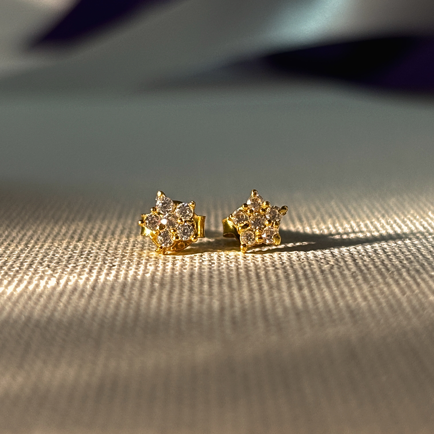 Gold Star celestial Earring