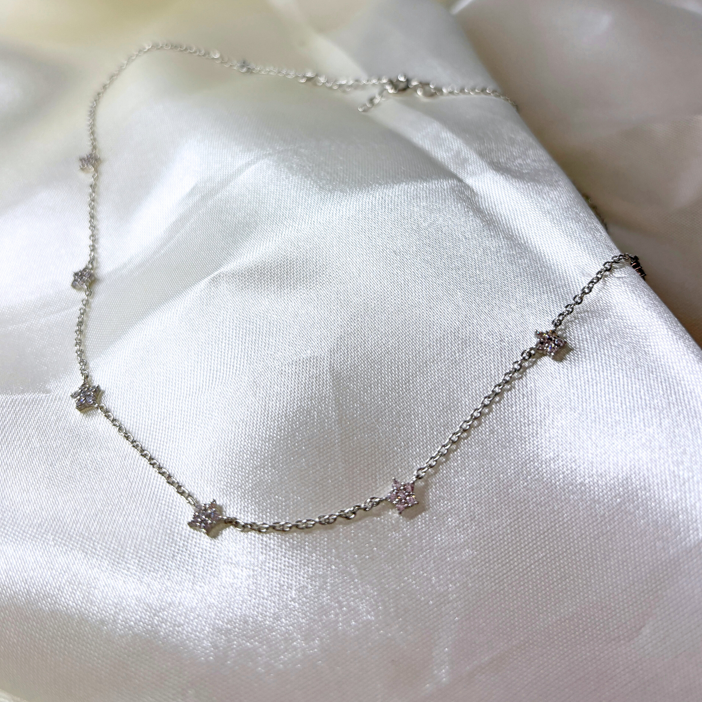 Silver Star celestial Necklace