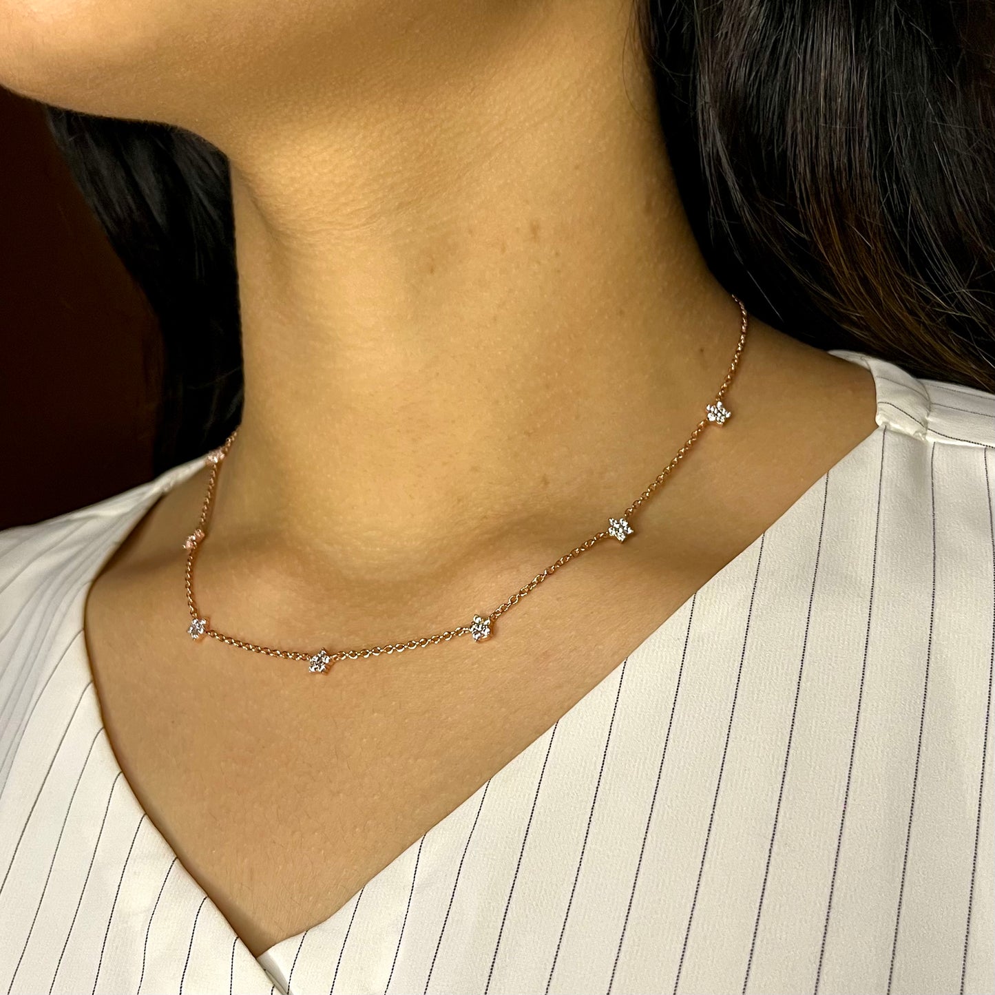 Rose Gold Star Celestial Necklace