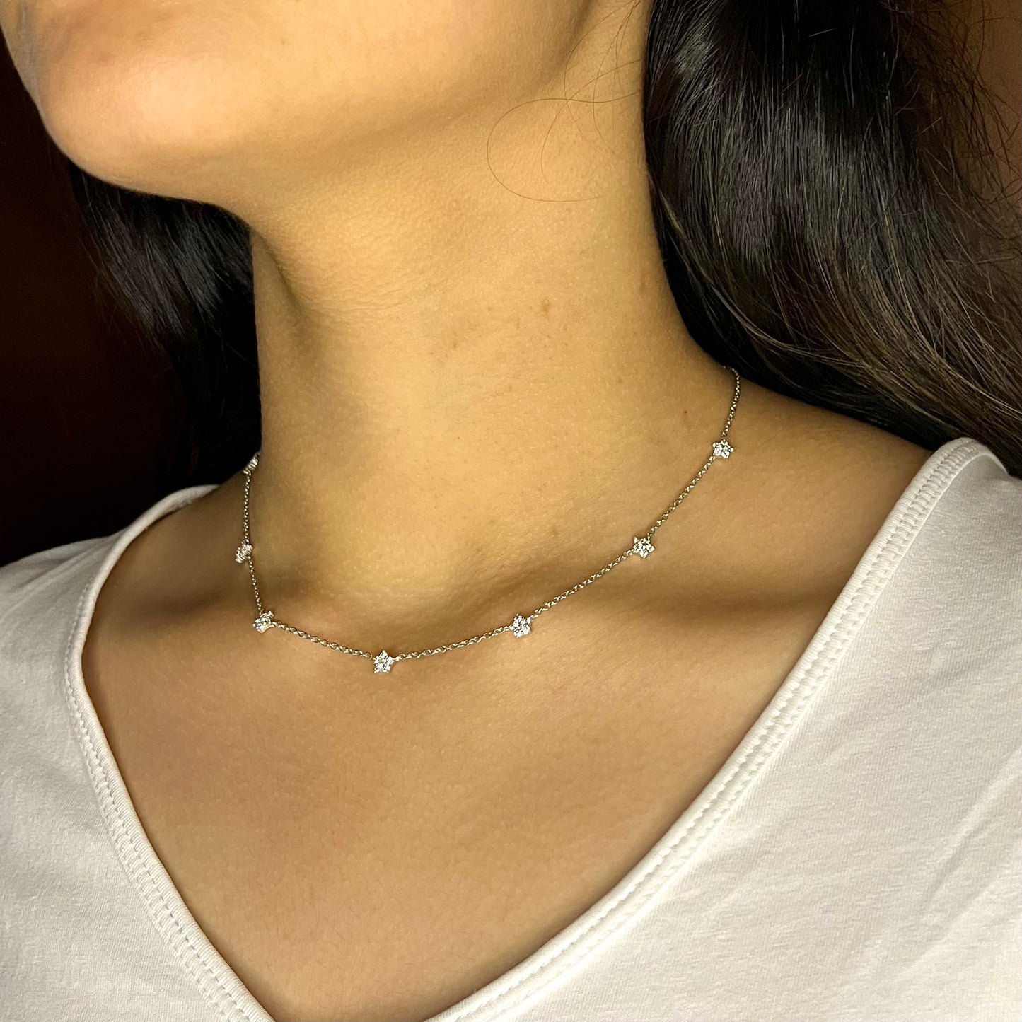 Silver Star celestial Necklace