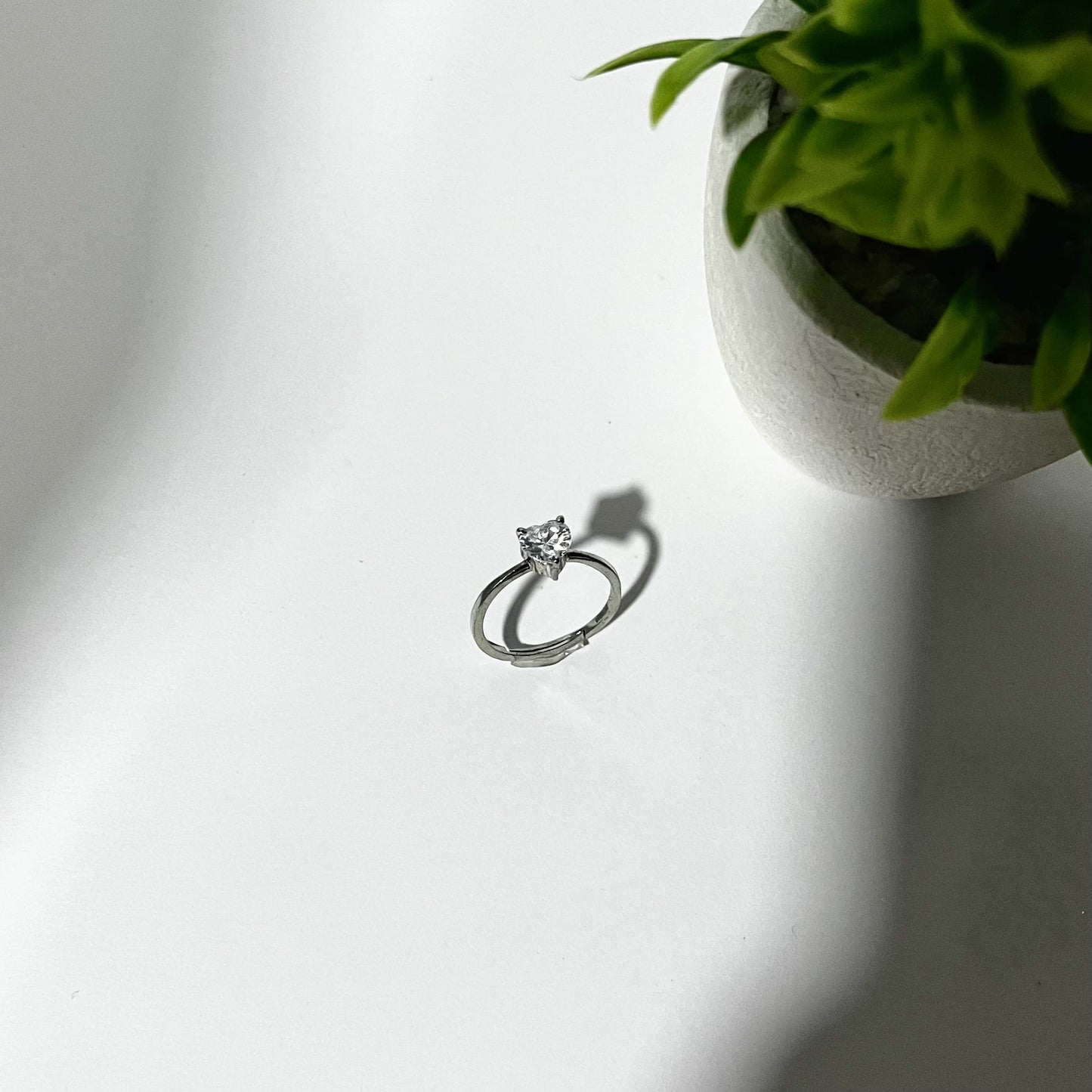 Silver Eternal Love Ring