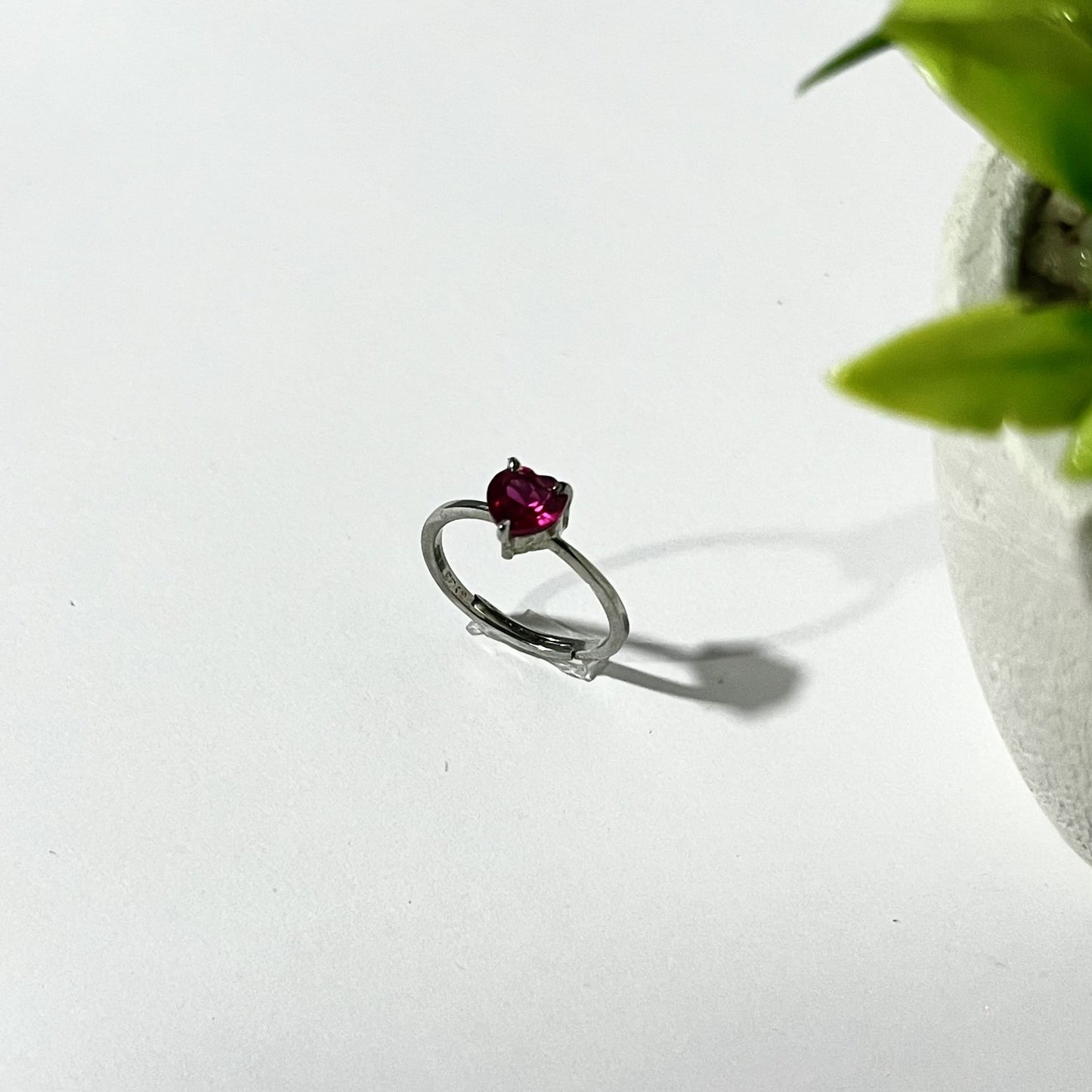 Silver Eternal Cupid Love Ring