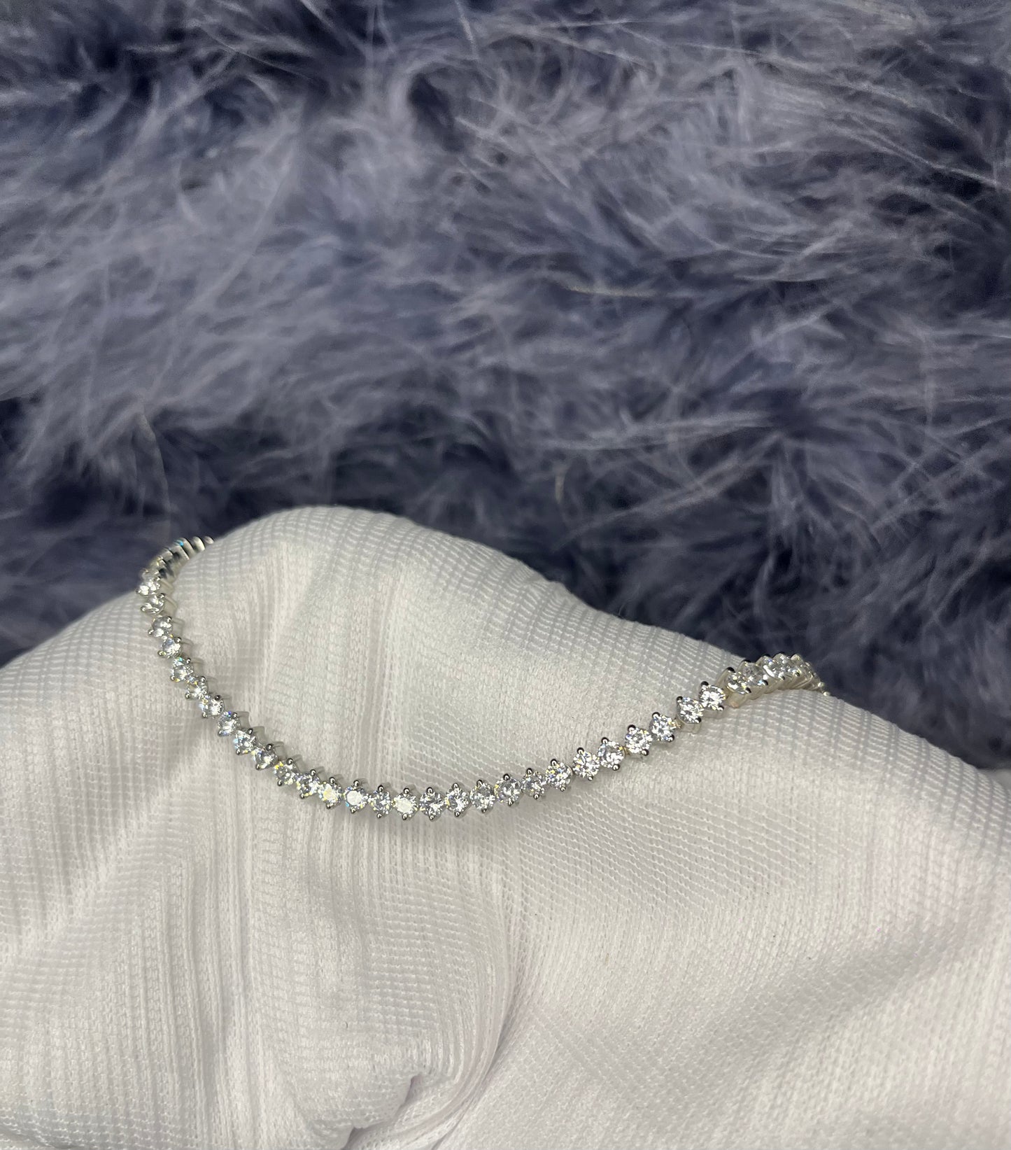 Silver Tennis Bracelet