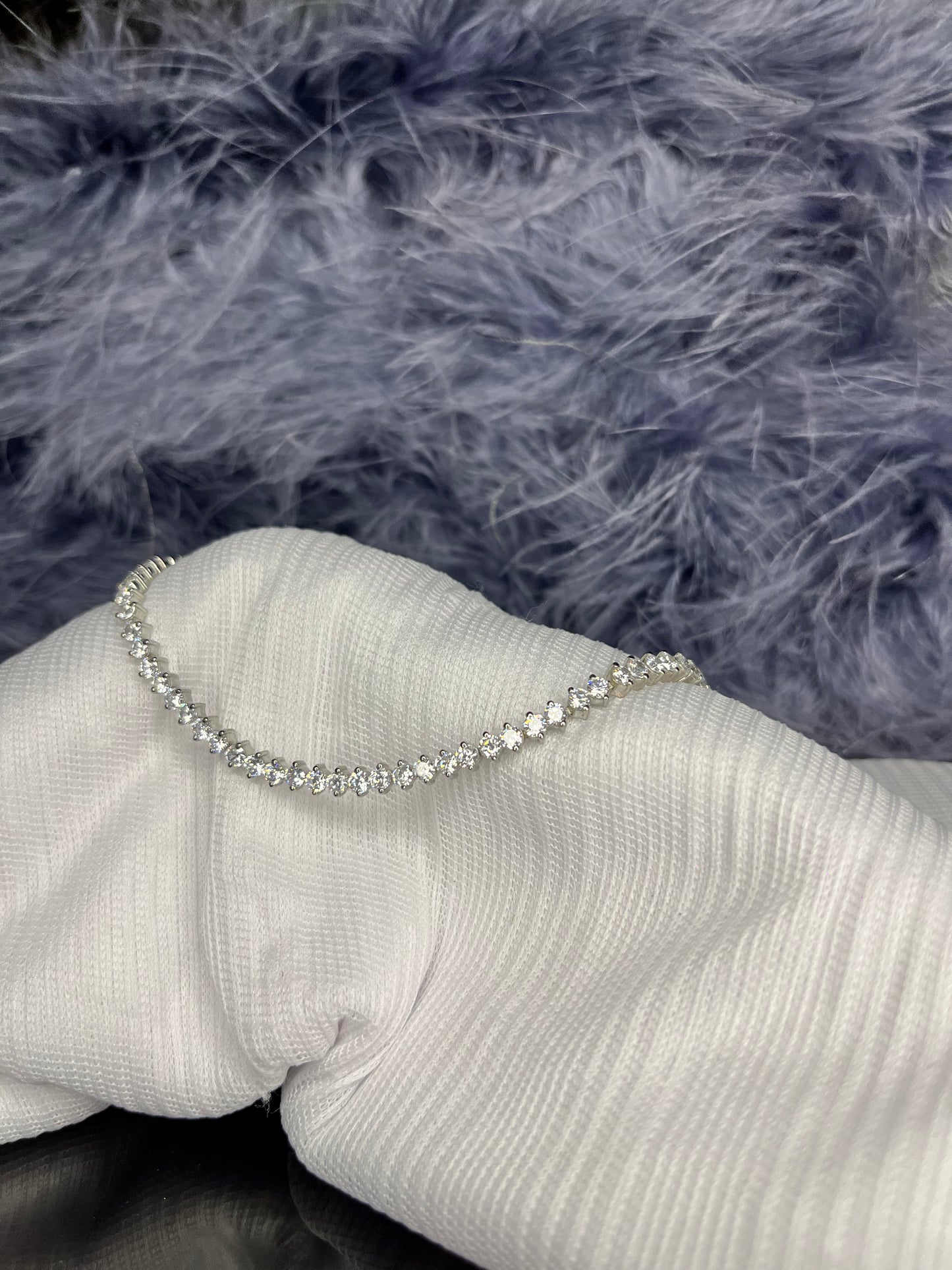 Silver Tennis Bracelet