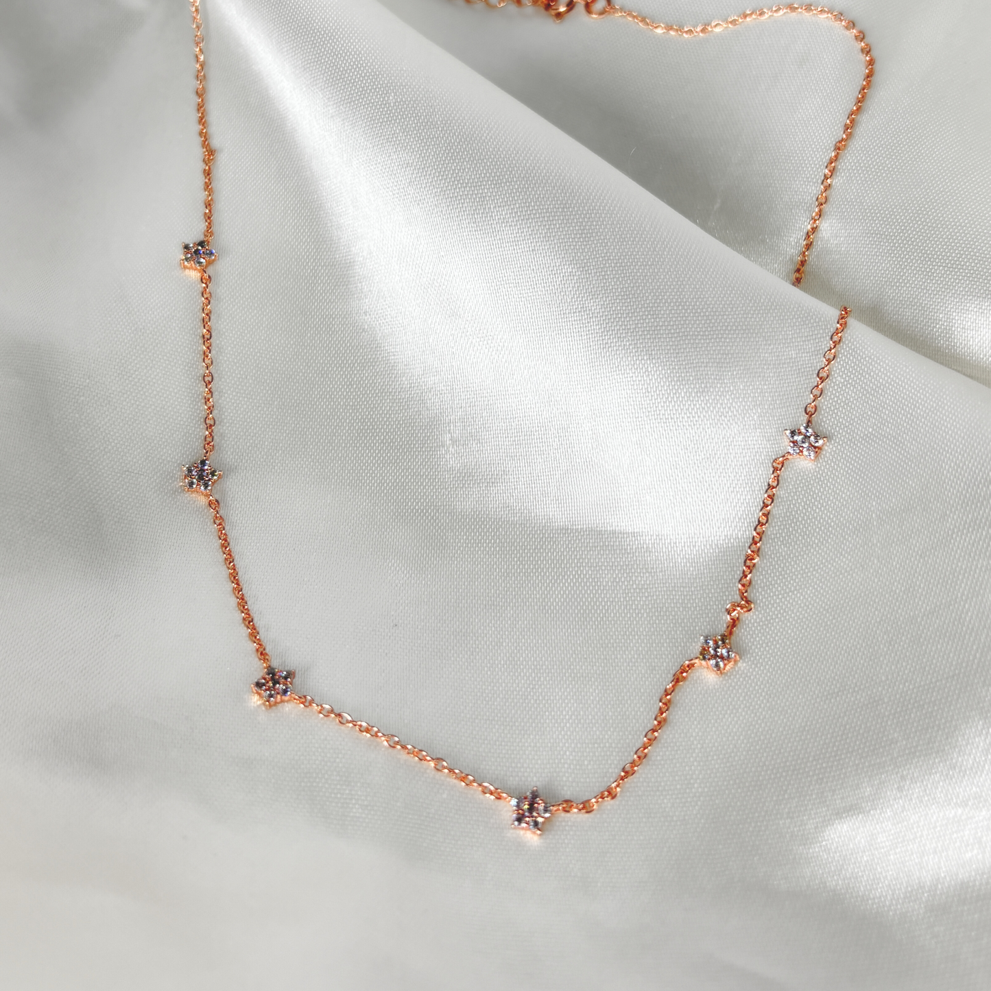 Rose Gold Star Celestial Necklace