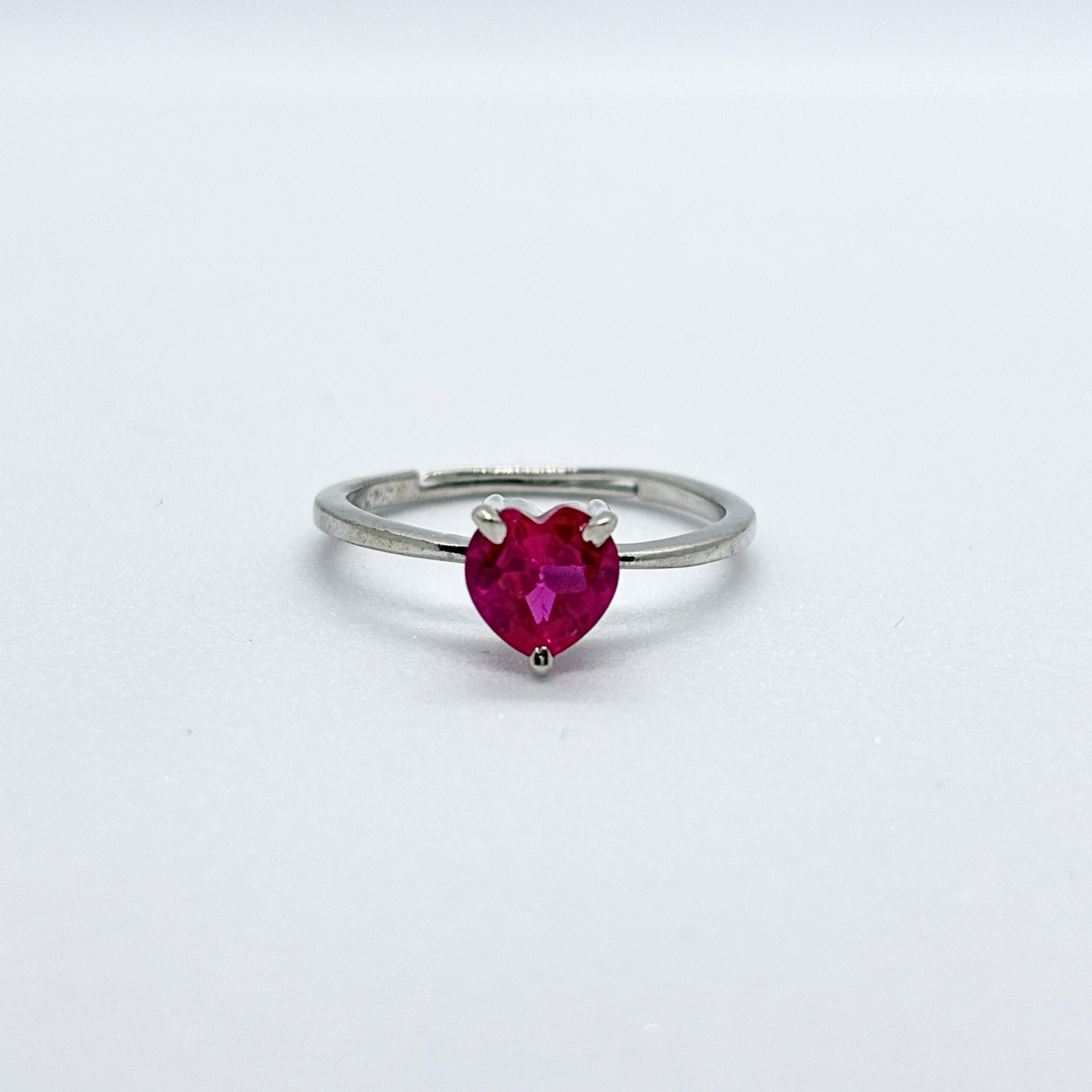 Silver Eternal Cupid Love Ring