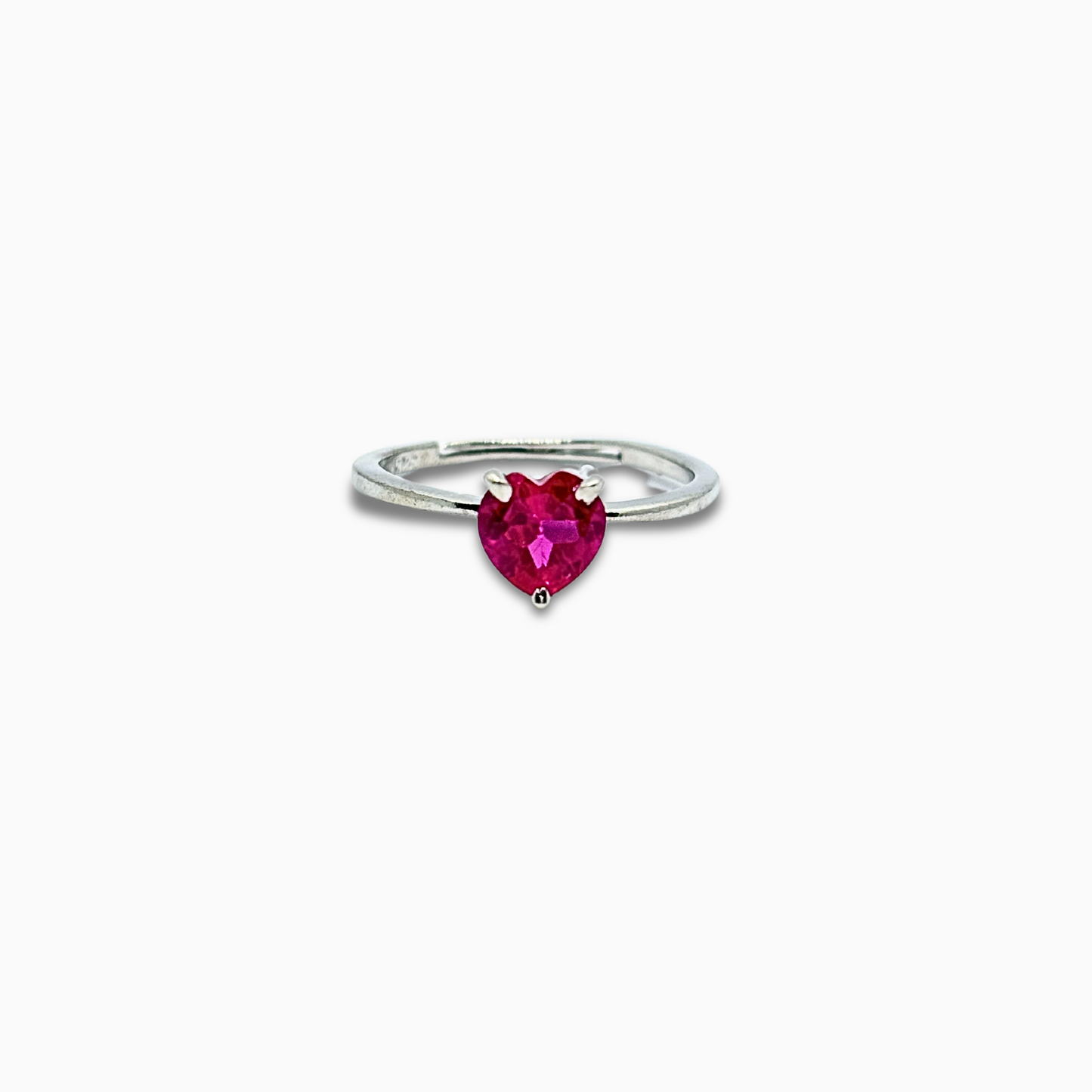 Silver Eternal Cupid Love Ring