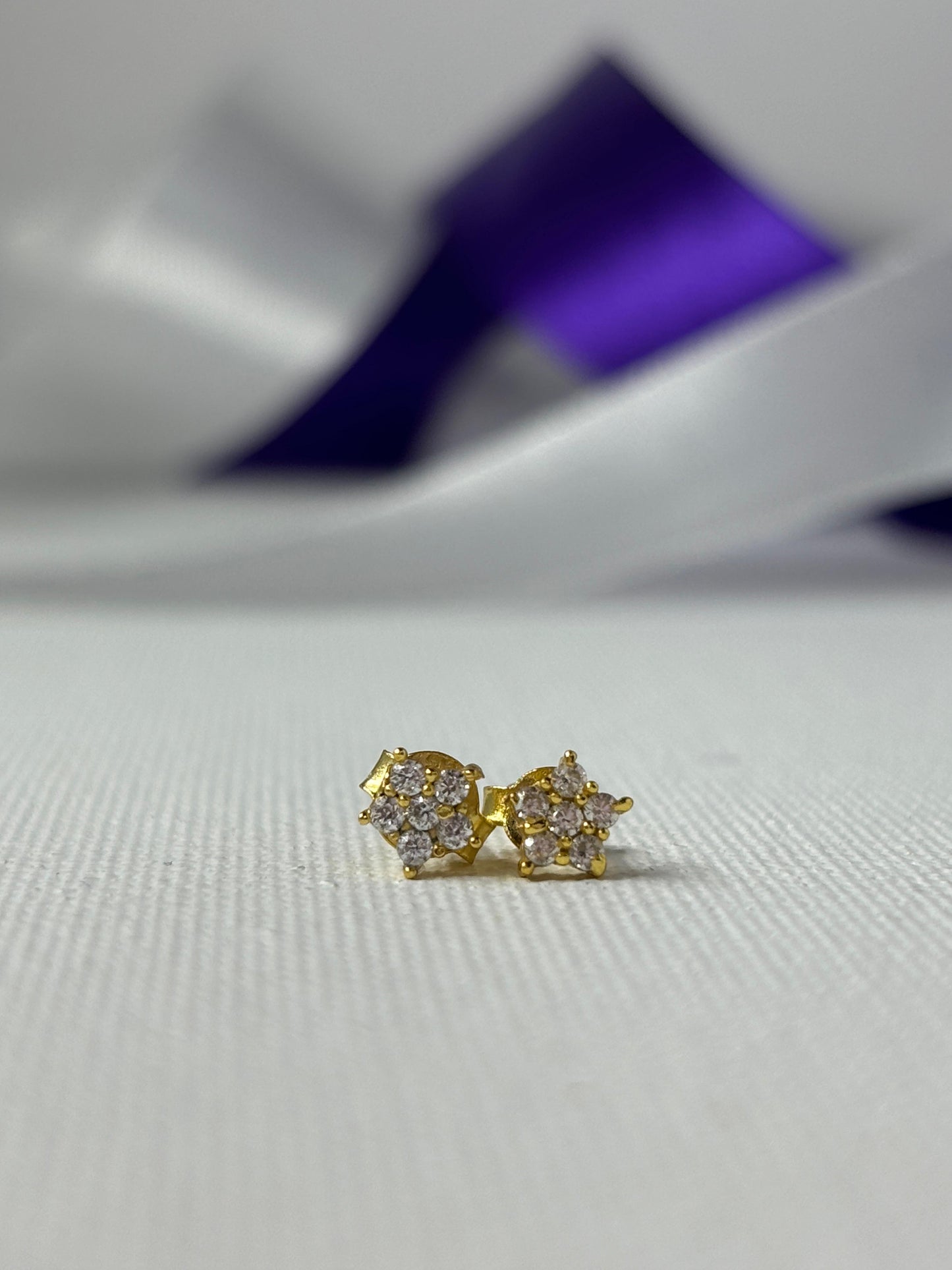 Gold Star celestial Earring