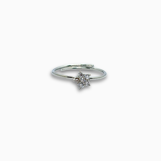 Silver Star Celestial Ring
