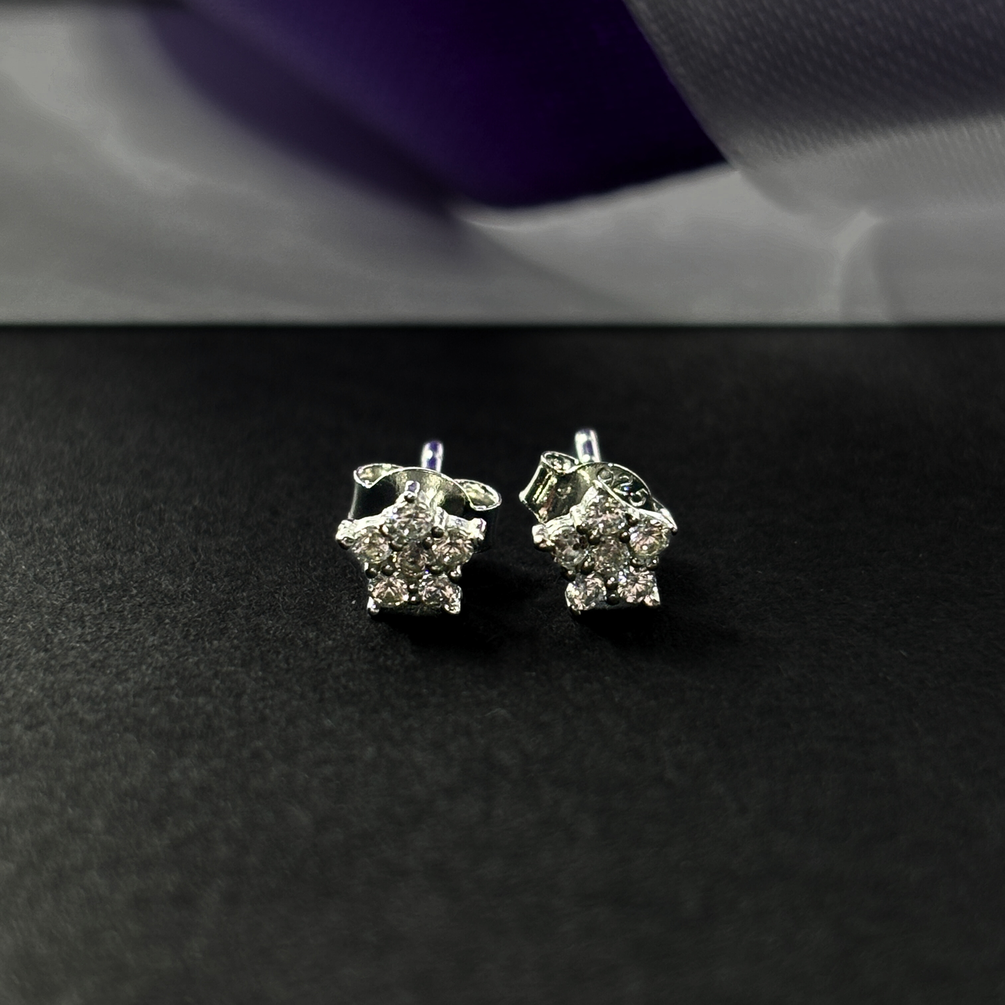 Silver Star celestial Earring