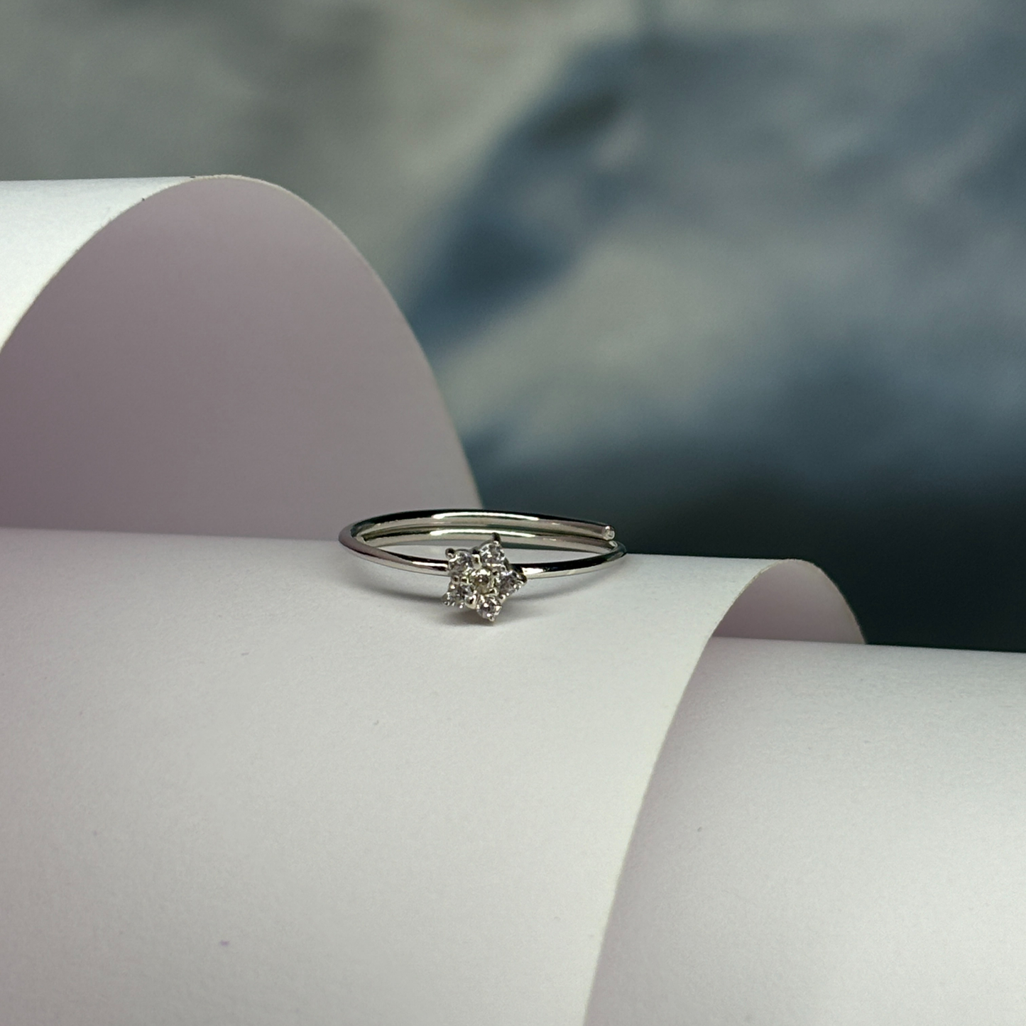 Silver Star Celestial Ring