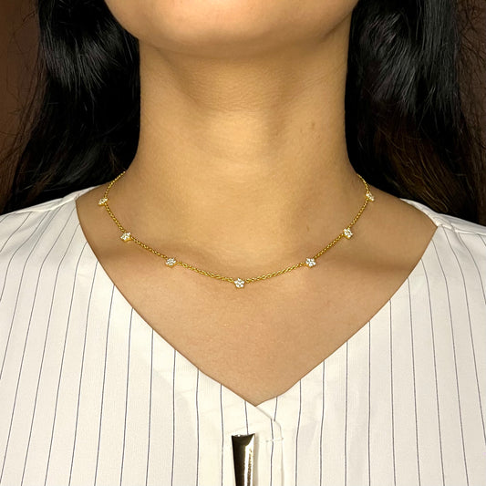Gold Star Celestial Necklace