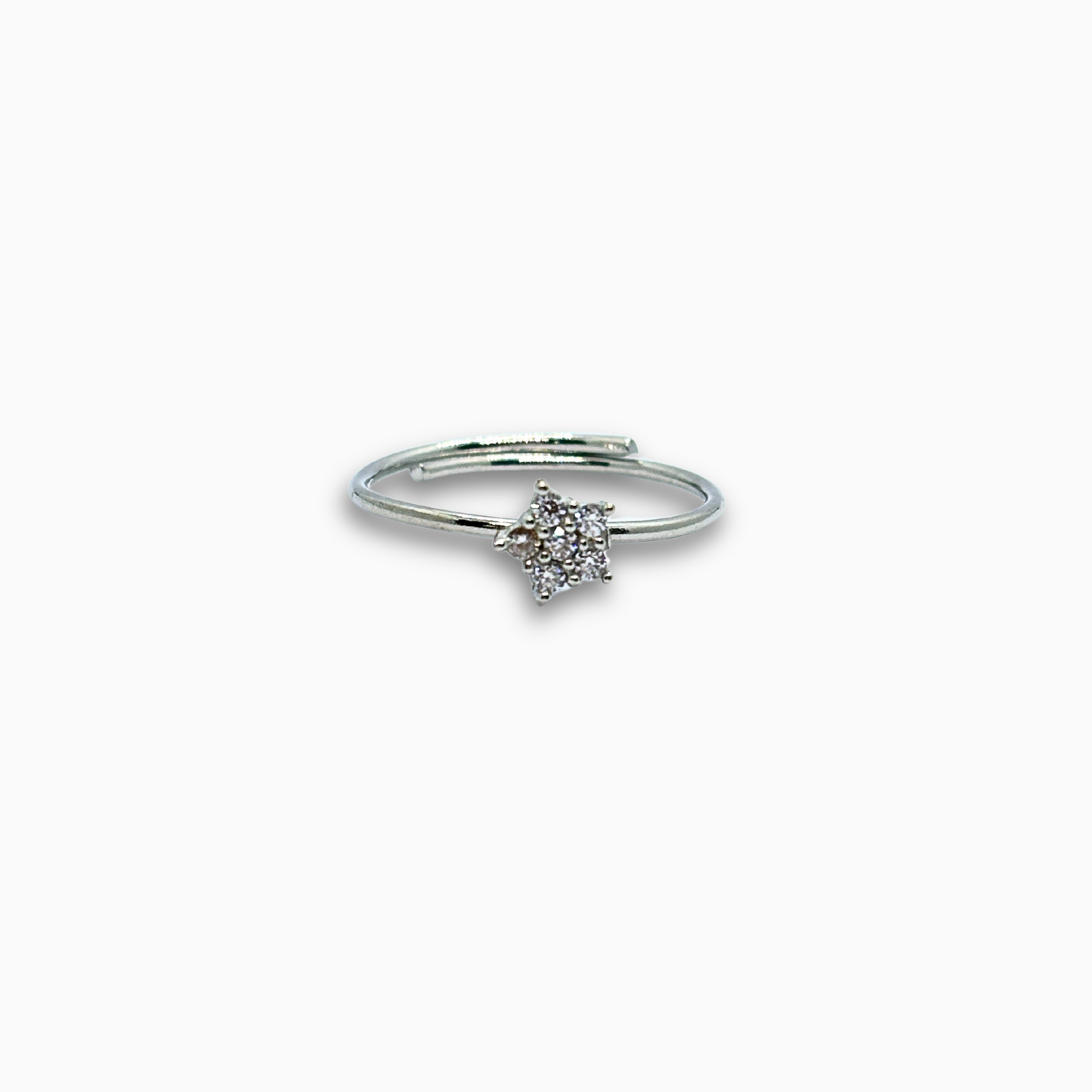 Silver Star Celestial Ring