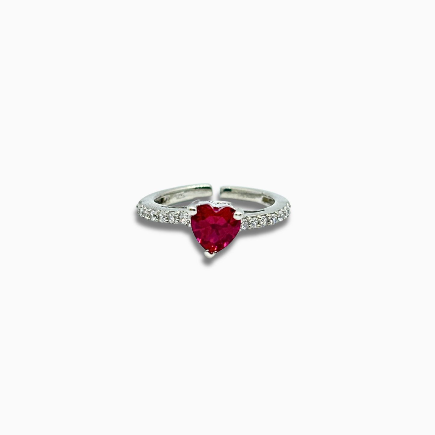 Silver valentine Ring