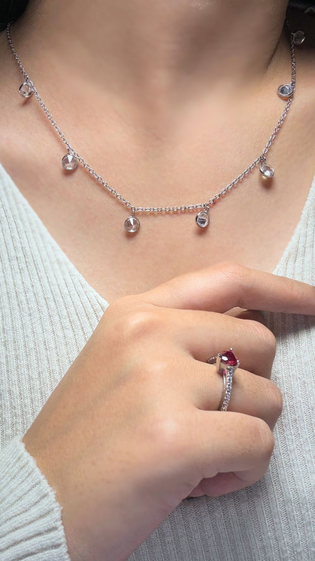 Silver Queens Necklace